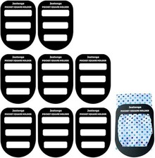 Jeatonge Pocket Square Holder Keeper Organizer Pocket Squares for Men Prefolded