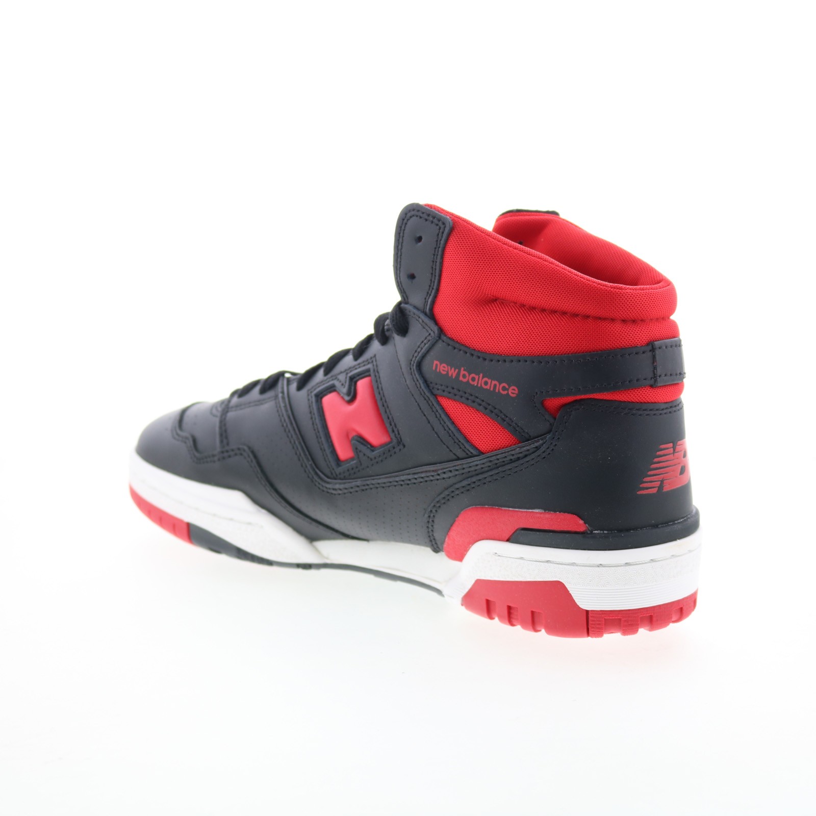 New Balance 650R BB650RBR Mens Black Leather Lifestyle Sneakers Shoes thumbnail 6