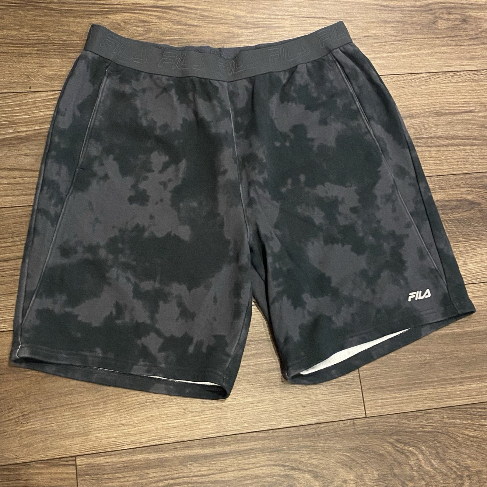 Pantaloncini Fila uomo tie dye mimetici da allenamento taglie XL piacere comodi