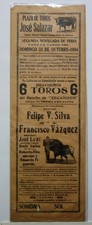 Original Mexican  Plaza de Toros Flyer, Jose Salazar, 1934
