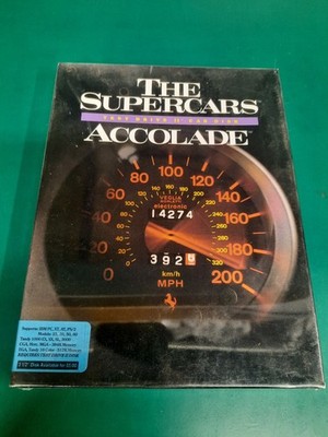 THE SUPER CARS TEST DRIVE II CAR DISC ACCOLADE REQUIRES TEST DRIVE II DISK, NEW.