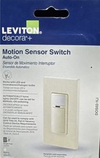 NEW Leviton Decora + Motion Sensor Switch Aut...