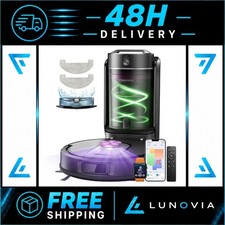 Vexilar W15 Robot Aspirateur et Vadrouille 10000Pa Auto Vidange LiDAR 180 min