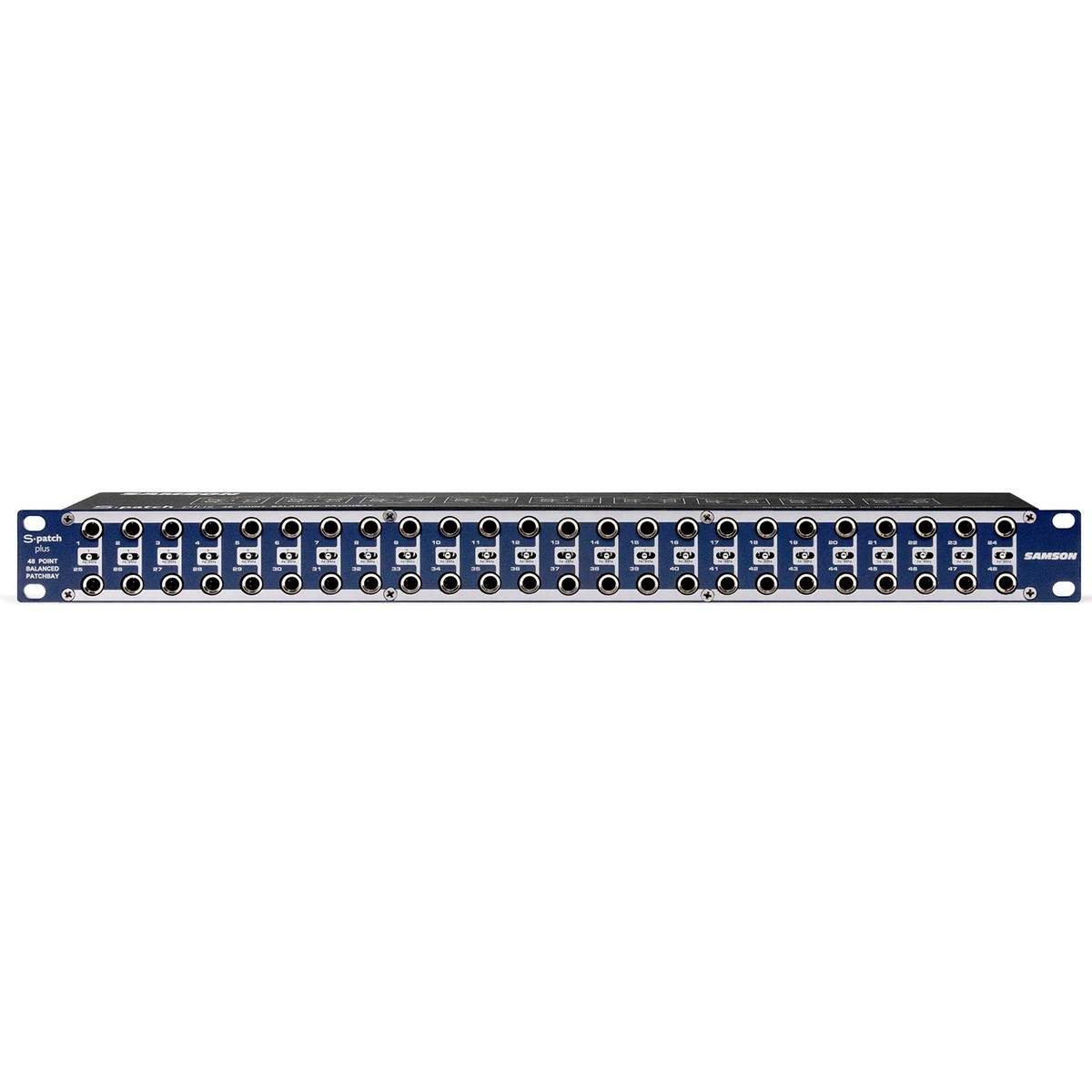 Samson S-Patch Plus Patch Bay with 8 Hosa 1/4 Inch Cables for sale