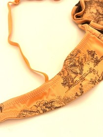 La Perla Black Label Bra in 32B & Thong 1 Peach Romantic Scene