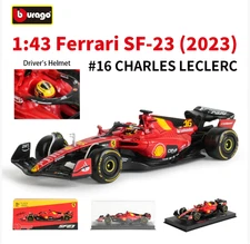 Bburago 1:43 F1 Formula SF24 SF23 Monza Ferrari Car Carlos Sainz Charles Leclerc