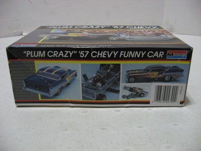 Plum Crazy 57 Chevy Funny Car Monogram Kit# 2790 for sale online
