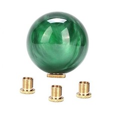 Shift knob Round Ball Marble Style Universal for Manual Automatic Vehicles gren