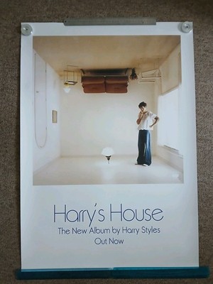 HARRY STYLES - LARGE HARRY'S HOUSE RECORD SHOP PROMO POSTER RARE! EX CONDITION