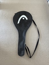 HEAD Tennis Racket Cover Black Zip Protective Sleeve Case Shoulder Strap