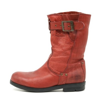 Palladium Damen PLDM by boots rot leder halbstiefel used-look stiefel EU 38
