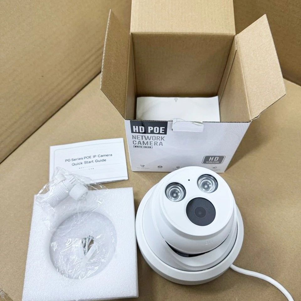 8pcs Vikylin 4K 8MP IR Turret POE Security IP Camera MIC POE PG2385I 2.8mm US - Image 3 of 4