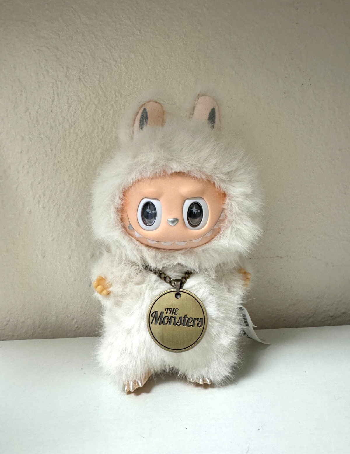 PopMart Labubu Pendant The Monsters Little Angel in Clouds Vinyl Face Plush Doll