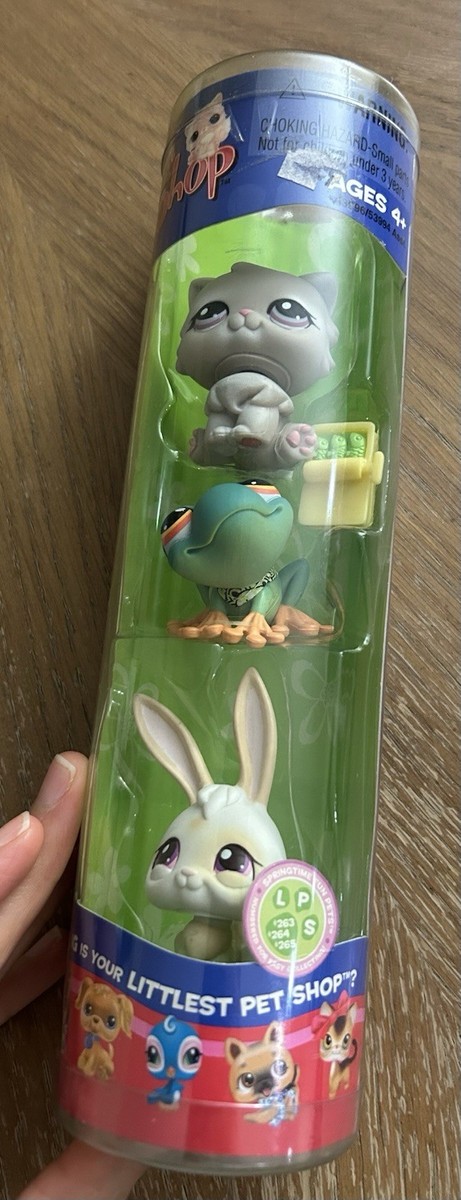 New Littlest Pet Shop Springtime Fun Pet Tube 7 263 Cat 264 Frog