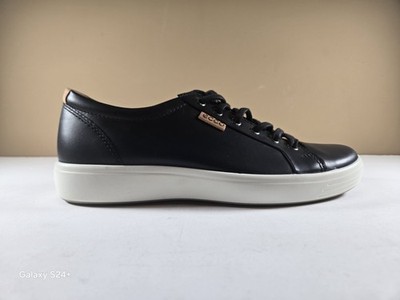 Ecco Mens Sneakers Color Black Size 8 Style 430004