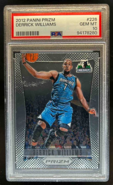 2012-13 Prizm Derrick Williams Rookie RC #226 Timberwolves PSA 10
