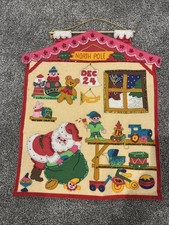 70s Bucilla Christmas Santas Workshop 2834 Se...