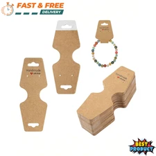 Jewelry Display Cards Handmade Selling Card Self Adhesive Earring Necklac Holder