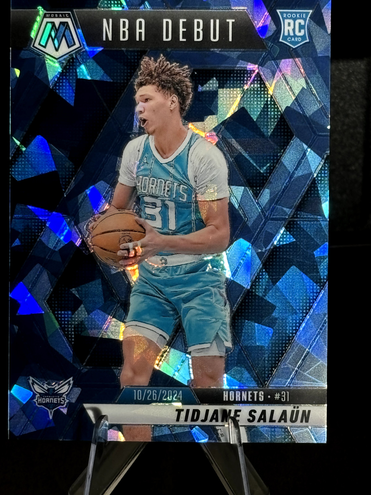 2024-25 Panini Prizm NBA Debut TIDJANE SALAUN #262 RC Blue Ice Parallel /125