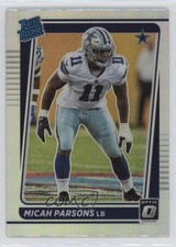 2021 Panini Donruss Optic Rated Rookie Holo Prizm Micah Parsons #245 1l3r