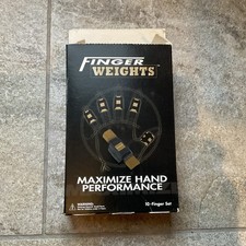 Fingerweights Full Set Of 10 Weights. Hand Health Program For Arthritis/Musician