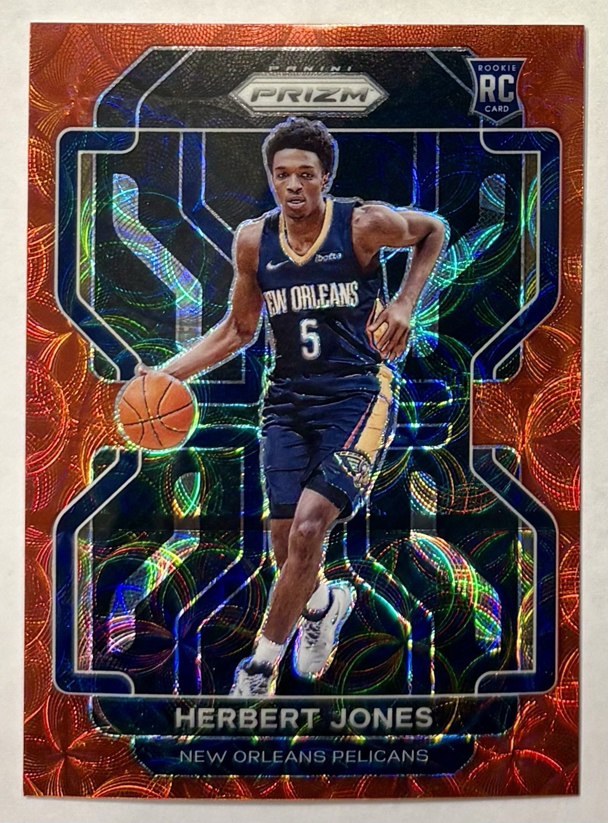 2021-22 Panini Prizm Choice Red #329 Herbert Jones RC ROOKIE /88 Pelicans
