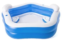 Aufblasbarer Pool 213 X 206 X 69 Cm Familienspaß Bestway 54153