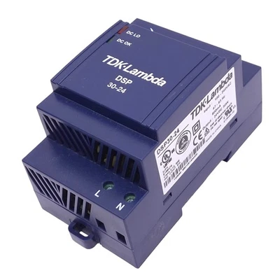 TDK-Lambda DSP30-24 Power Supply, 100-240VAC 800mA In, 24VDC Out, 30W Max - Image 1 of 4