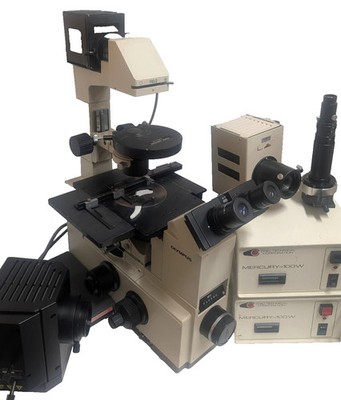 Olympus IMT-2 Phase Contrast Fluorescence Inverted Microscope AA1