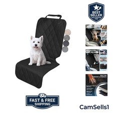 Dog Front Seat Cover Car Seat Protector, S, Black, 1Pack  Front Bucket Capta...