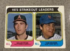 1974 Topps - League Leaders Nolan Ryan, Tom Seaver #207