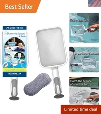 Scoop Handheld Skimmer - Lightweight & Compact for Efficient Water Cleanup