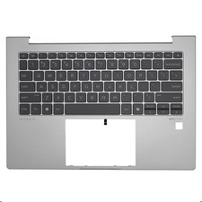 New for HP ProBook 14 440 445 G11 Laptop Palmrest Upper Case US Backlit Keyboard