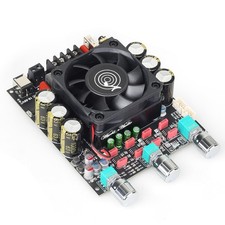 ZK-3002T 300W+300W Bluetooth Digital Amplifier Board TPA3255 Chip 2.0 Black