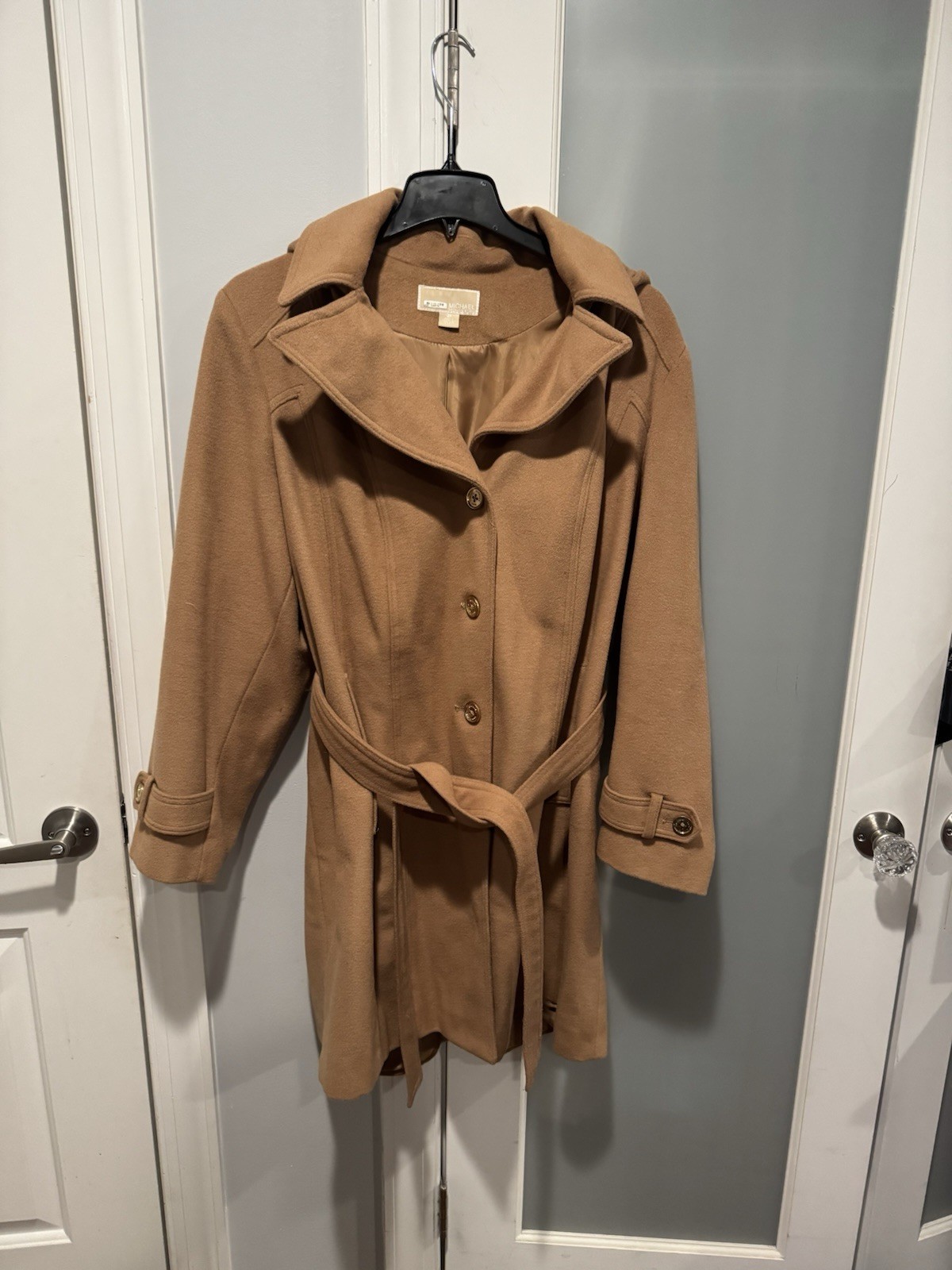Michael Michael Kors Plus Size Coat With Good - Plus Size 2x