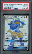 Shiny Lucario GX SV64/SV94 Pokemon Hidden Fates - GEM MT PSA 10 on eBay