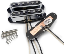 Vintage Alnico 2 Guitar Single Coil Pickups Set Fit Stratocaster Strat