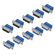 5Pairs D-SUB DB15 15 Pin IDC Crimp Connector Female Male 2.54mm Pitch