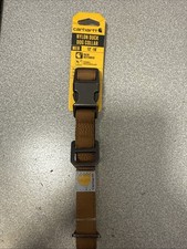 Carhartt Nylon Duck Dog Collar Brown/Tan Medium 12"-18"