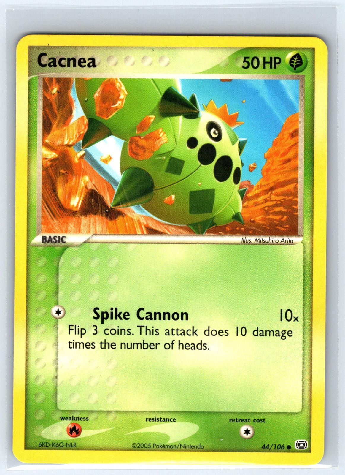 Cacnea 44/106 Common Emerald Pokemon Lightly Played