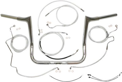 Mg 1.25in. Viking Bagger Handlebar Installation Kit Chr 12 Ultra Classic Low 16