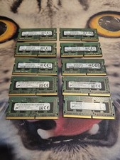 Job lot of laptop memory x10 Samsung and Micron DDR4 4GB 2666MT/s Sodimm RAM