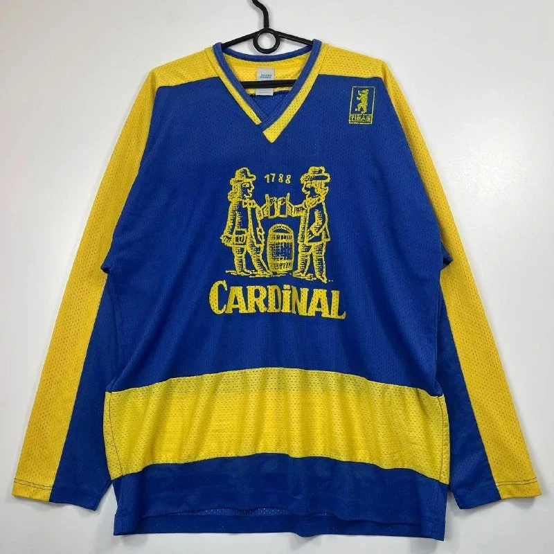 Maillot De Hockey Sur Glace Autriche Schreier 15 – Match Worn – Indossé