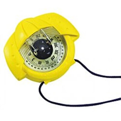 Plastimo Iris 50 Hand Held Marine Compass - Yellow. Use for Boating Walking