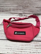 Everest Fanny Waist Pack Hot Pink 3 Zipper Pockets Adjustable Strap 044KD-HPK