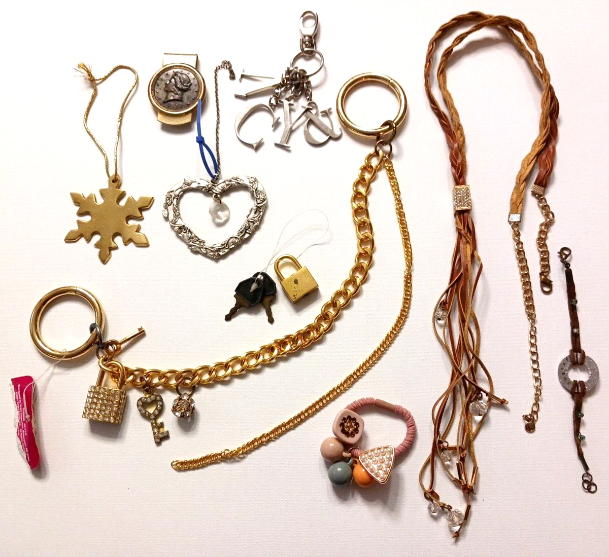 Odd Purse charm, money clip, ornaments, lock key