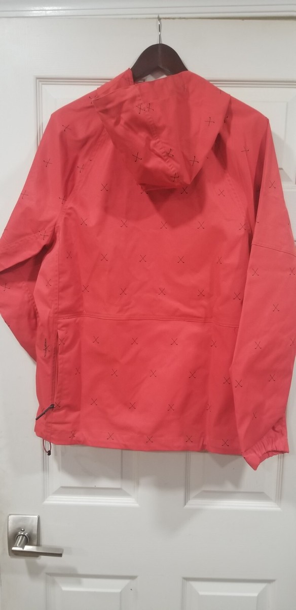 Nike Men's Repel Printed Anorak Half Zip Golf Jacket (Track
