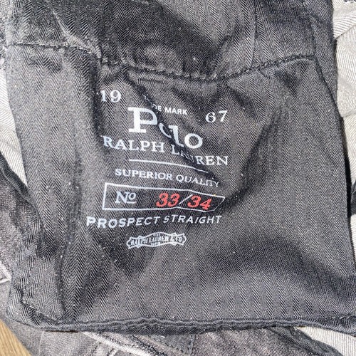 Polo Jeans Men's 33/32 Prospect Straight Black Goth Jeans Perfect 👌 - 第 5/7 張圖片