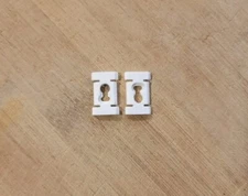 1990-1992 Cadillac Brougham Vinyl Chrome Clips Slide Body Trim PAIR