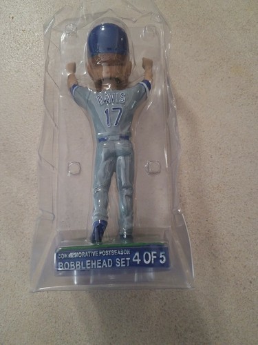 WADE DAVIS #17 KANSAS CITY ROYALS BOBBLEHEAD WORLD SERIES NIB - Picture 5 of 6
